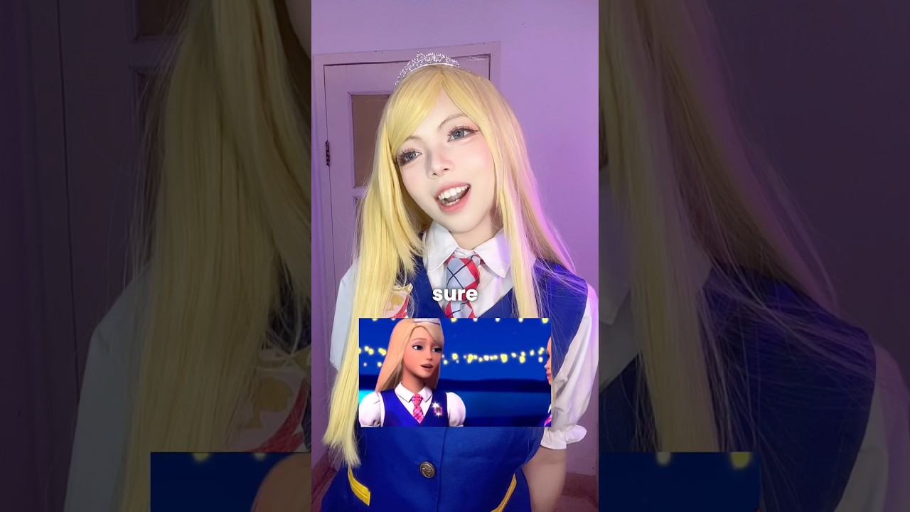 😔🥀 #barbie #barbieprincesscharmschool #barbiecosplay #cosplay #blair