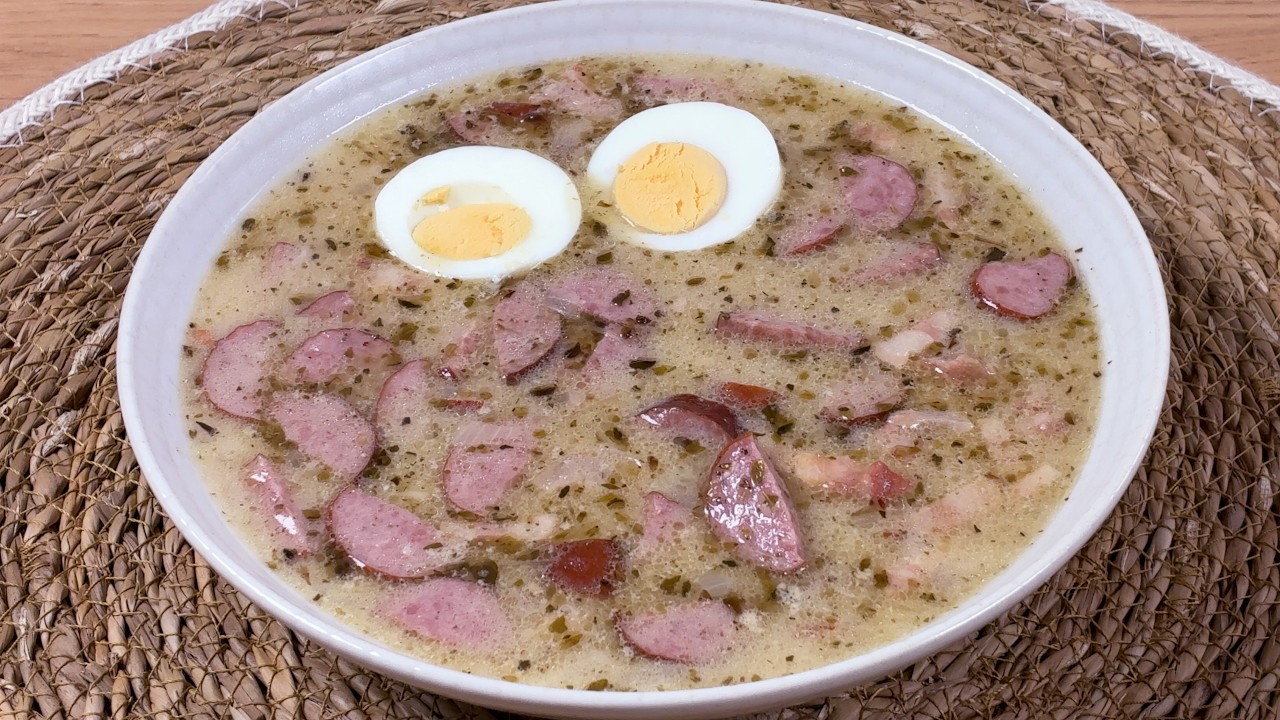 Журек по-Польски | Наваристый Суп с Домашней Закваской и Яйцом