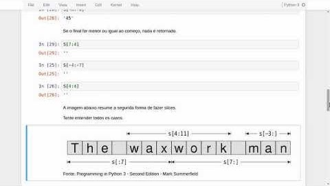 [PROGRAMAÇÃO] Curso Python 3 Aula 8 Slice de Strings