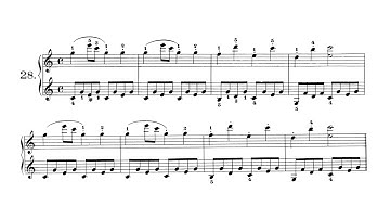 CARL CZERNY - etude No. 28 | Practical Method For Beginners Op. 599