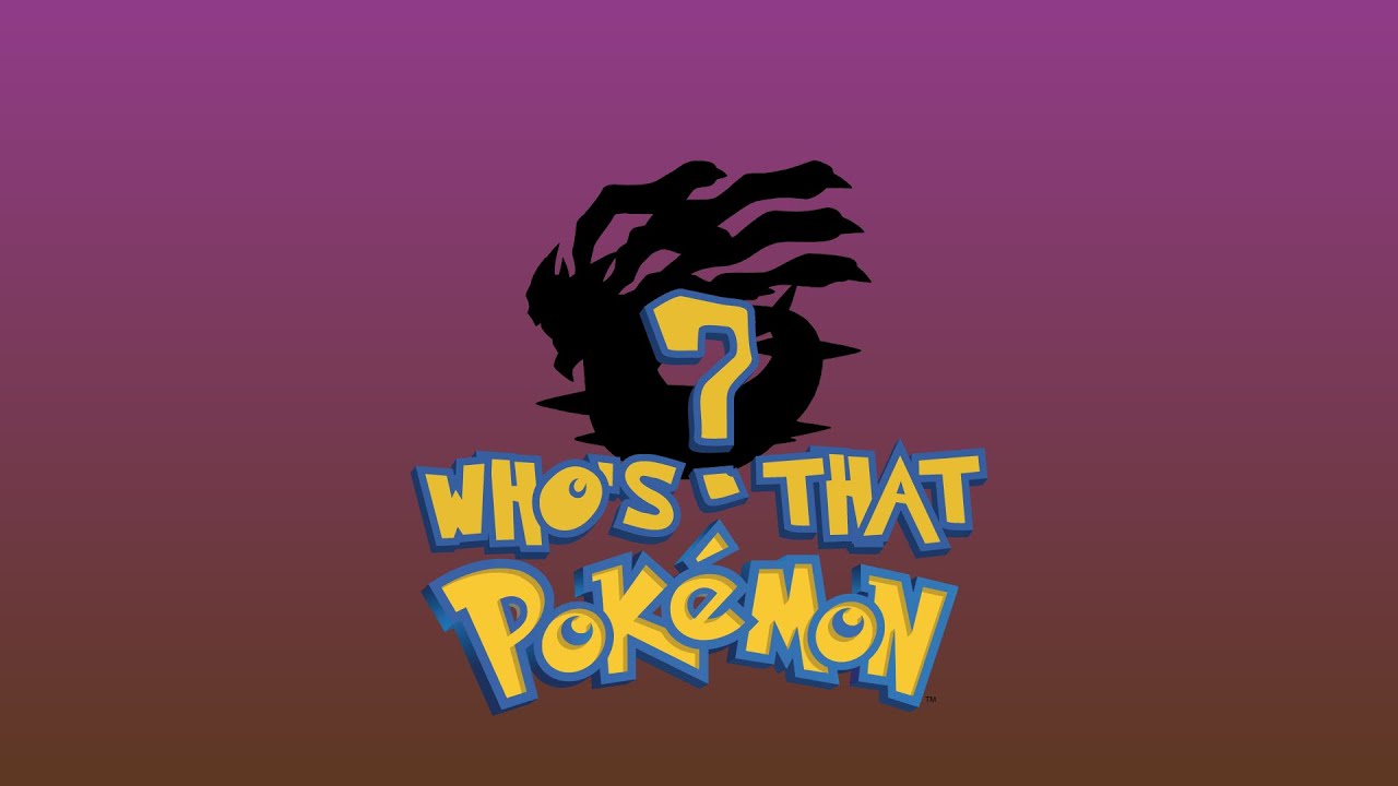 Who’s That Pokémon? 