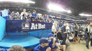 Virtual reality 360: a 360-degree look at the blue jays getting ready
to take field before alcs game 5. check out http://mlb.com/video for
more! about ml...