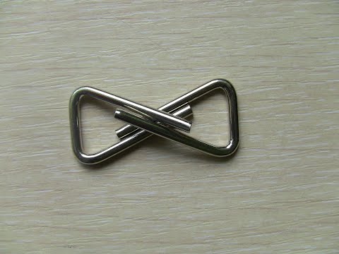 Как разъединить и соединить металлическую головоломку равнобедренные треугольники. (Выпуск 7)