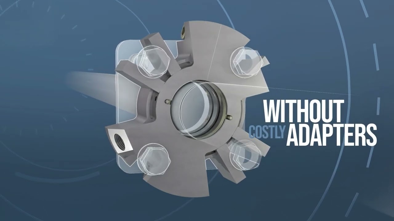 How Flexaseals Products Work using 3D Animation of a 4 Split Cartridge Mechanical Seal Functions