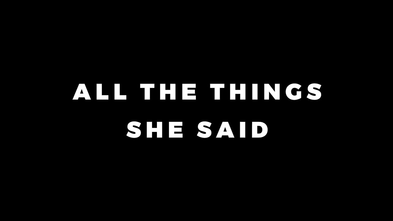 [Overlay] T.A.T.u - All The Things She Said (Lyrics) || running through