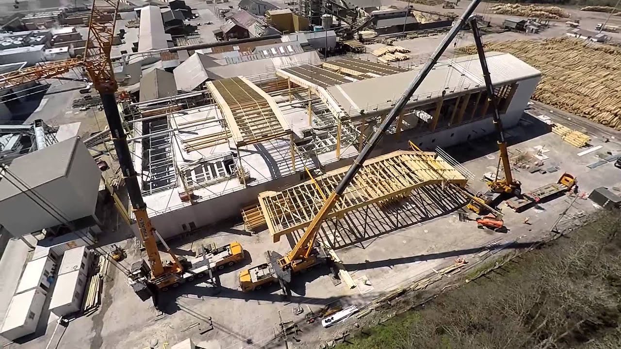 Mega Mill - Red Stag Timber 7th October 2015 - 2nd roof lift.