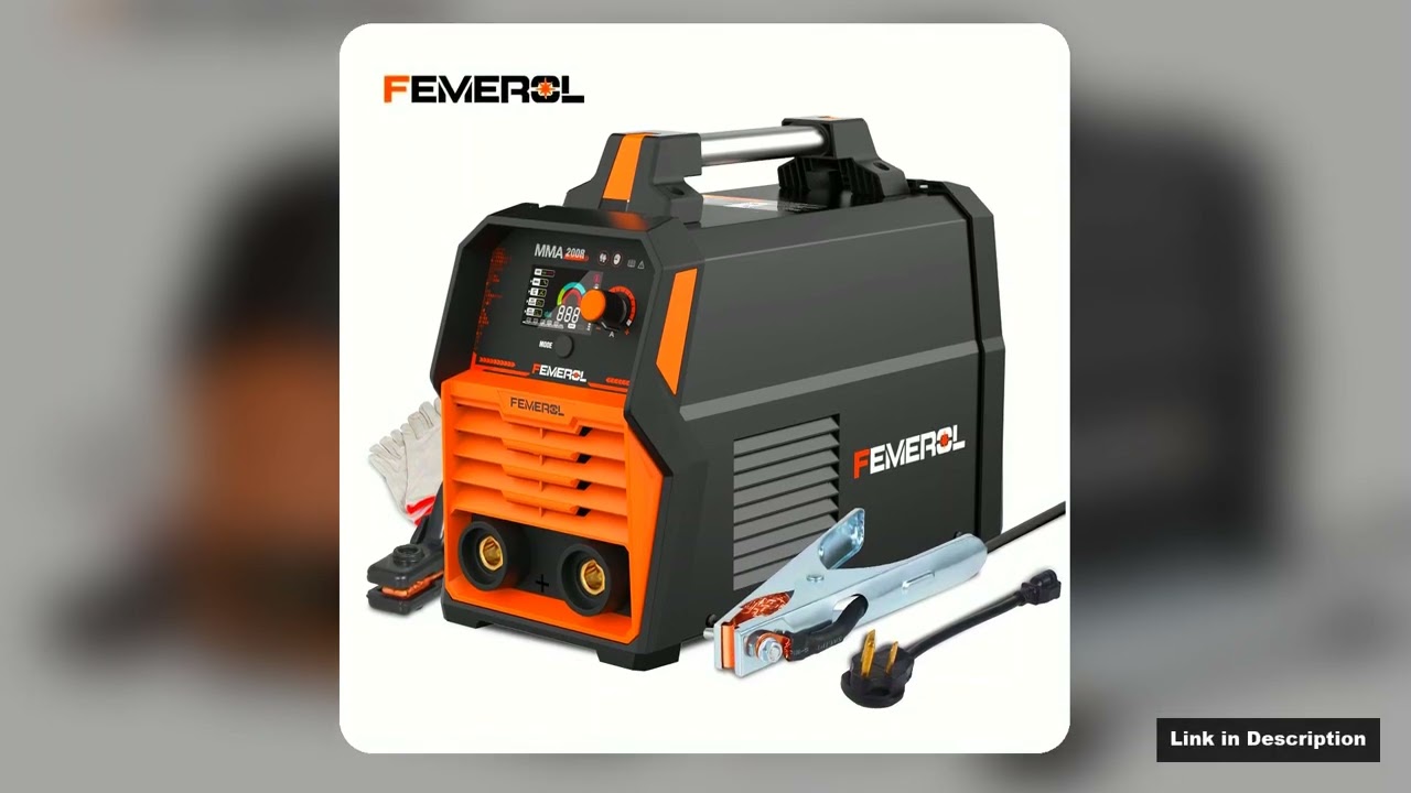 FEMEROL 200Amp Stick Welder ARC MMA Lift TIG Welding Machine IGBT LCD Digital Display 110V220V 2