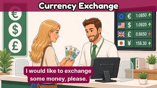 Daily English Conversation | Exchange Money at the Bank
