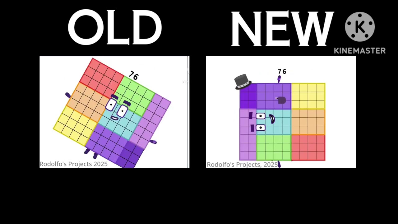 Old vs New Dozenalblocks Band 8