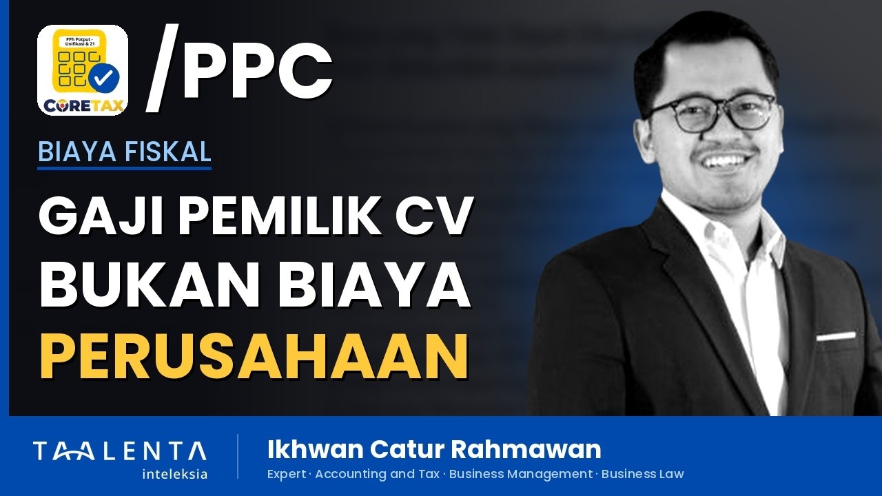 Gaji Pemilik CV Tidak Bisa Jadi Biaya Perusahaan, Ambil Sebagai Prive
