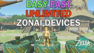 EASIST item DUPLICATION GLITCH for Zonai Devices in Tears of The Kingdom for all versions