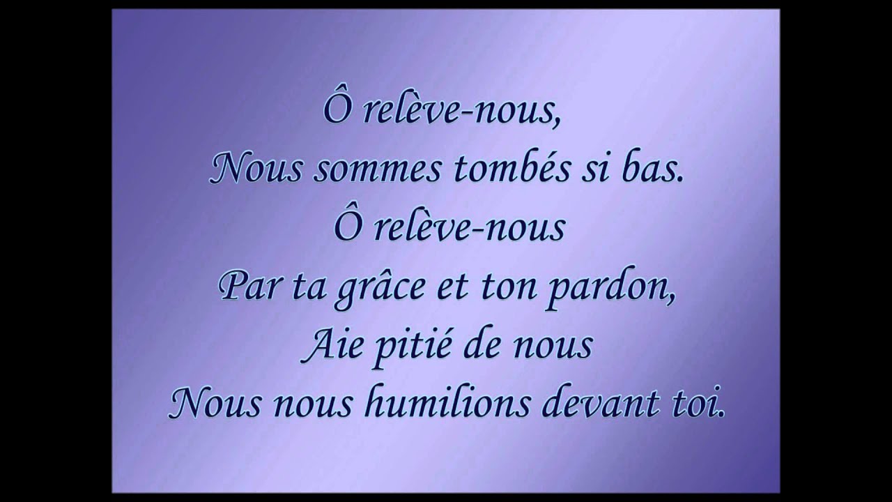 Pardon Seigneur pardon - Jeunesse en Mission,- Il est temps.wmv