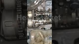 Head gasket demez in engine problem create white smoke and over hit