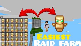 EASIEST RAID FARM Minecraft Bedrock 1.21/26.1+!#minecraft