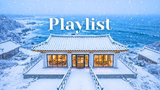 Playlist 눈 오는 날 카페에서 듣기좋은 연말, 새해 팝송 플레이리스트 (중간광고없음) ✨기분 좋아지는 카페음악, 겨울 팝송, 노동요🎵
