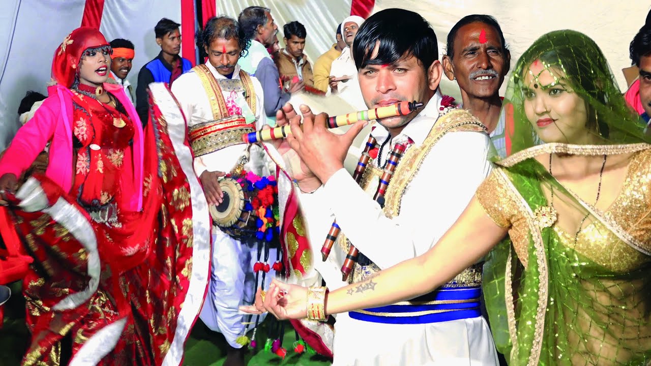 Desi rai //देहाती गाँव की राई//नई मानें सखी री मुरली बारो//जबेरा गलता कार्यक्रम17-11-2022