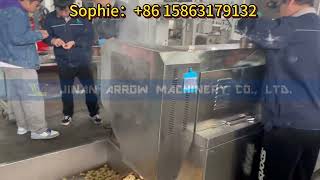 Twin screw extruder for puffed corn snacks Fully automatic puffed corn snacks production machine