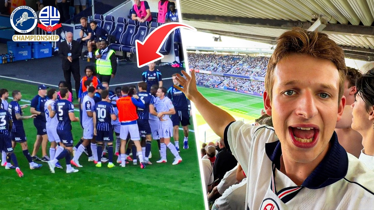 The Moment Millwall Win 4-0 vs Bolton..
