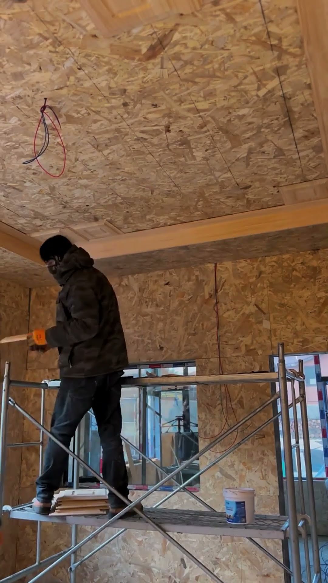 Roofing wood binding process