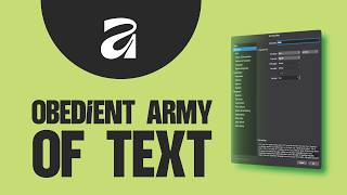 Text Styles in Affinity Layout