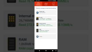 Nokia 1.4 internal storage benchmark...