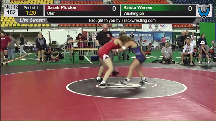 572 HS GIRLS 152 Sarah Plucker Utah vs Krista Warr...