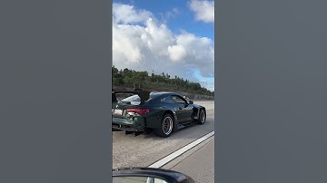 BMW M4 GT3 cruising on the freeway 😵‍💫 #m4 #automobile
