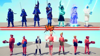 SAMURAI TEAM vs BOXER TEAM | TABS - Totally Accurate Battle Simulator