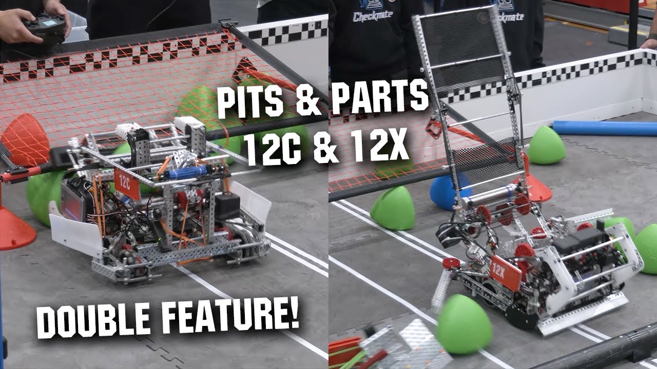 Pits & Parts Double Feature | 12C & 12X | Over Under Robots - YouTube
