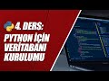 Python Dersleri 4 - Python Veritabanı Kurulumu ve Ayarları (SQLite ve Microsoft SQL Server - MSSQL)