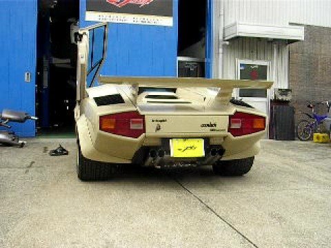 ｊ ｗｏｌｆ ランボルギーニ カウンタック バルブ付きマフラー サウンド Youtube