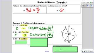 Geometry   Unit 7   Lesson 7 1   Intro to Circles   Smart Notes   Video Lesson Net Worth