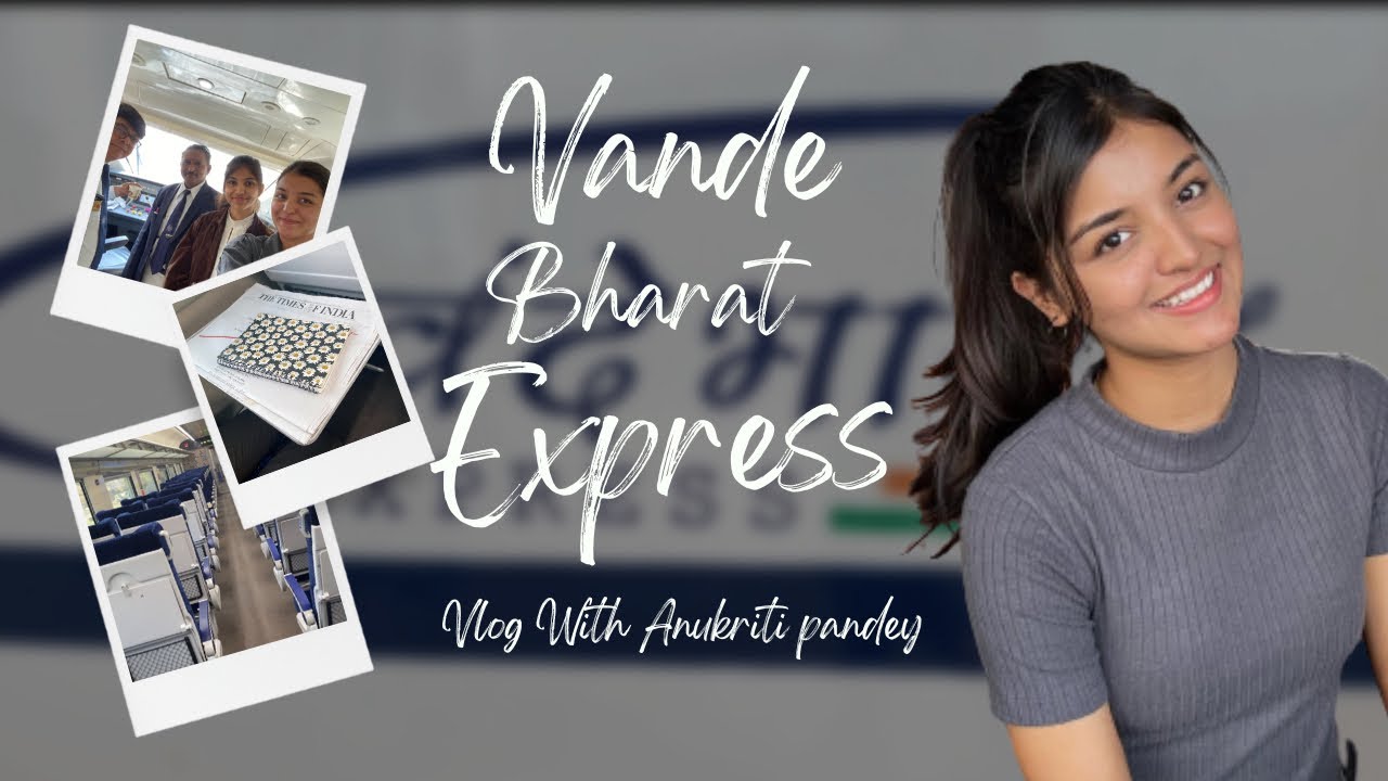 Bilaspur to nagpur Vande Bharat express | nagpur tajbagh | Travel vlogs | Anukriti pandey