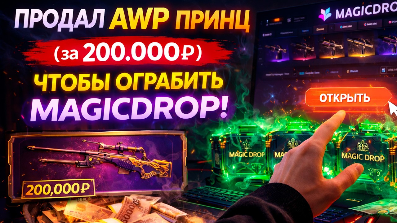 ПРОДАЛ AWP ПРИНЦ за 200.000, чтобы ОГРАБИТЬ MAGICDROP! (CS2/КС2)