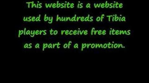 Free tibia items