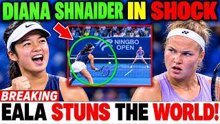 SHOCKING! Alex Eala STUNS Diana Shnaider as 2 WTA Stars FALL in Just 48 Hours at Ningbo Open!