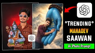 Trending Mahadev AI Photo Editing || Sawan AI Photo Editing Tutorial || ChatGPT Trend Prompt screenshot 3