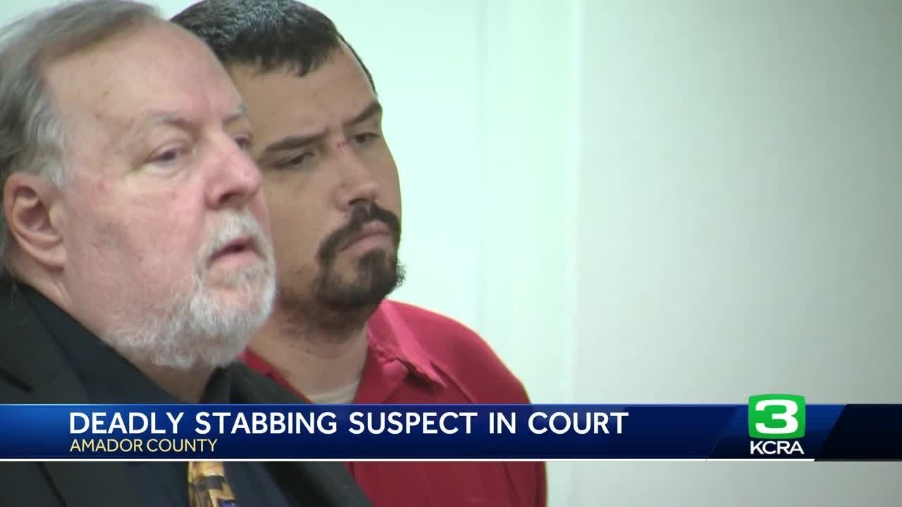 Deadly Ione stabbings suspect appears in court - YouTube