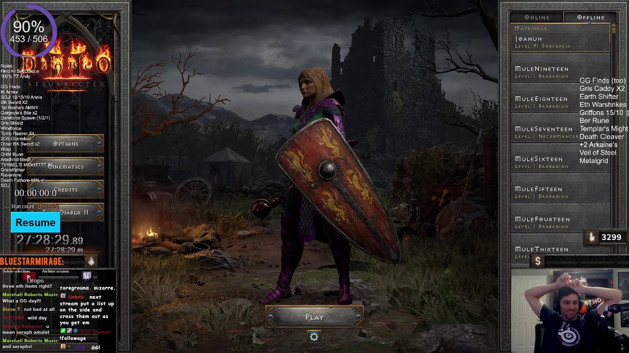 5000 Terrorzone Andariel Runs?! Diablo 2 TZ ANDY GRAIL SPEEDRUN !torchlight !gear