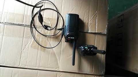 Test the VOX function with RT27 and noise cancelling headset