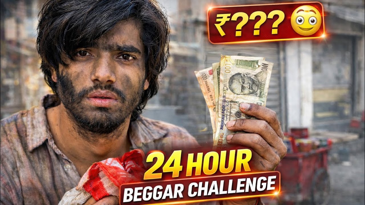 24 Hours Beggar Challenge – असली दुनिया की सच्चाई सामने आई