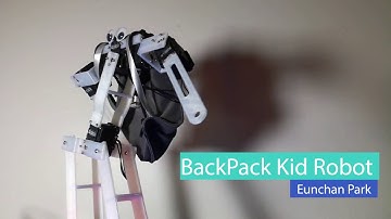 Backpack Kid Floss Dance Robot !! Robotis Dynamixel, CM530 motor motion controller