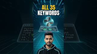 How to Find All 35 Python Keywords in 1 Line of Code | Never Use These 35 Words as Variables in Code Guide