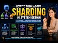 How to Think About Sharding in System Design (Core Framework Explained)