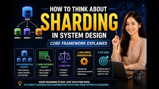 How to Think About Sharding in System Design (Core Framework Explained)