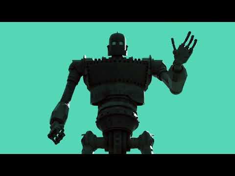 THE IRON GIANT  アイアン・ジャイアント 人に向かって手を振るモーション
