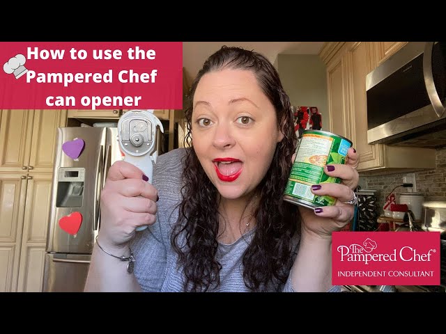 how to open a can using a opener the pampered chef｜TikTok Search