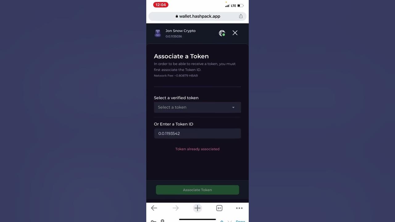 How to Add assets and Swap tokens on the Hedera(Hbar) blockchain using