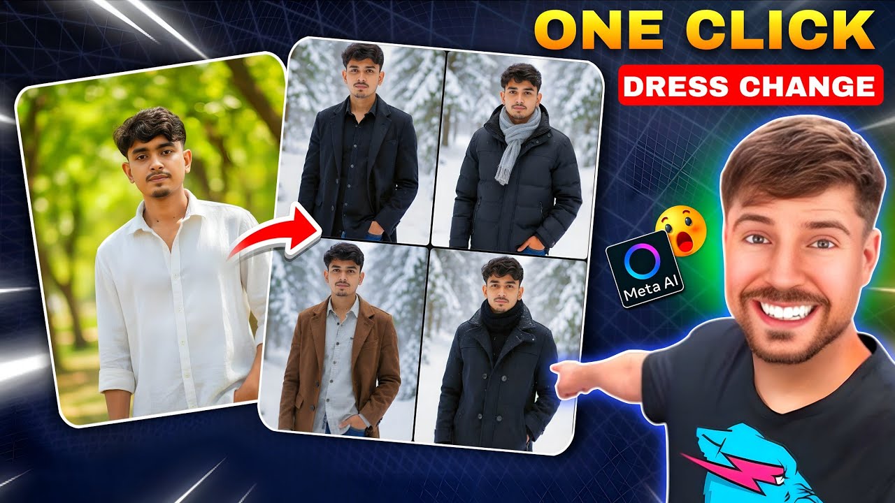 Change Clothes With Ai || How To Change Clothes Using Ai For Free | Meta Ai Change Clothes