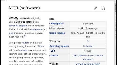 MTR (My Traceroute) Linux network tool usage